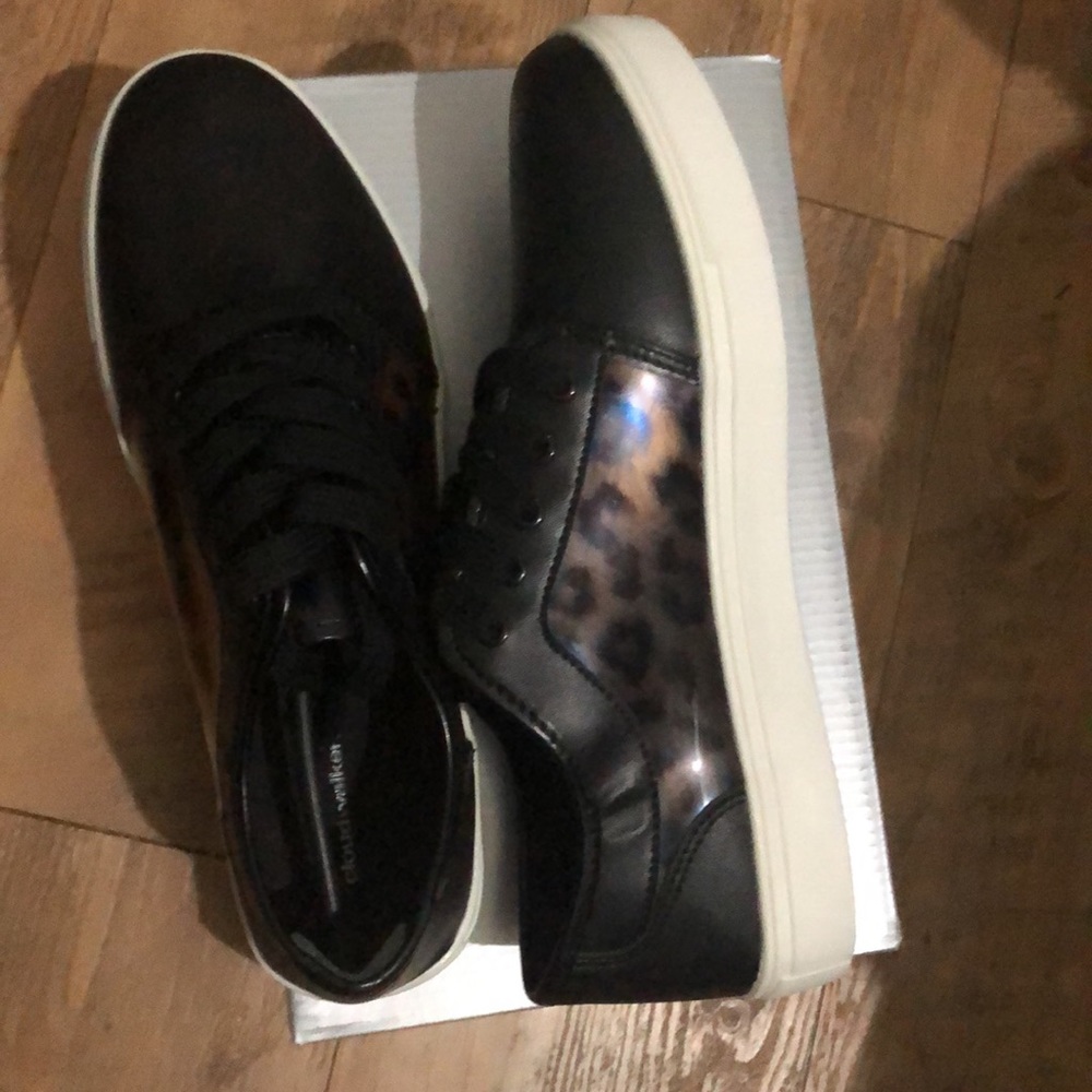 Cloudwalkers Addie lace up Sneakers Black animal print 11W